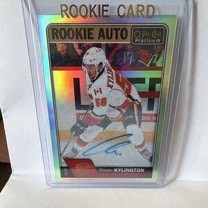 Upper Deck 2016-17 O-Pee-Chee Platinum Oliver Kylington Rookie Auto #R-OK